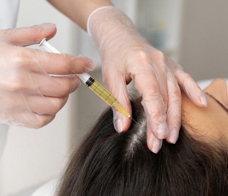 علاجات الشعر والبلازما