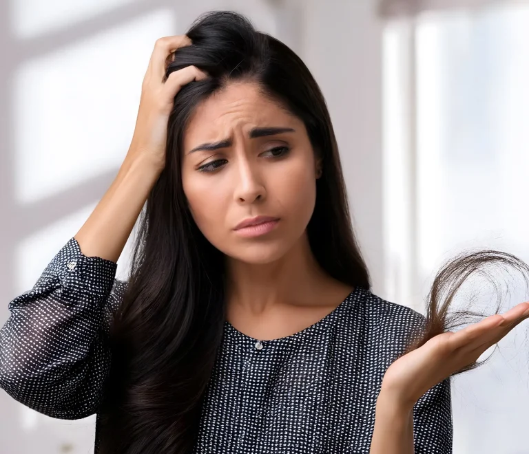 أسباب تساقط الشعر عند النساء وعلاجات فعّالة بدون أضرار