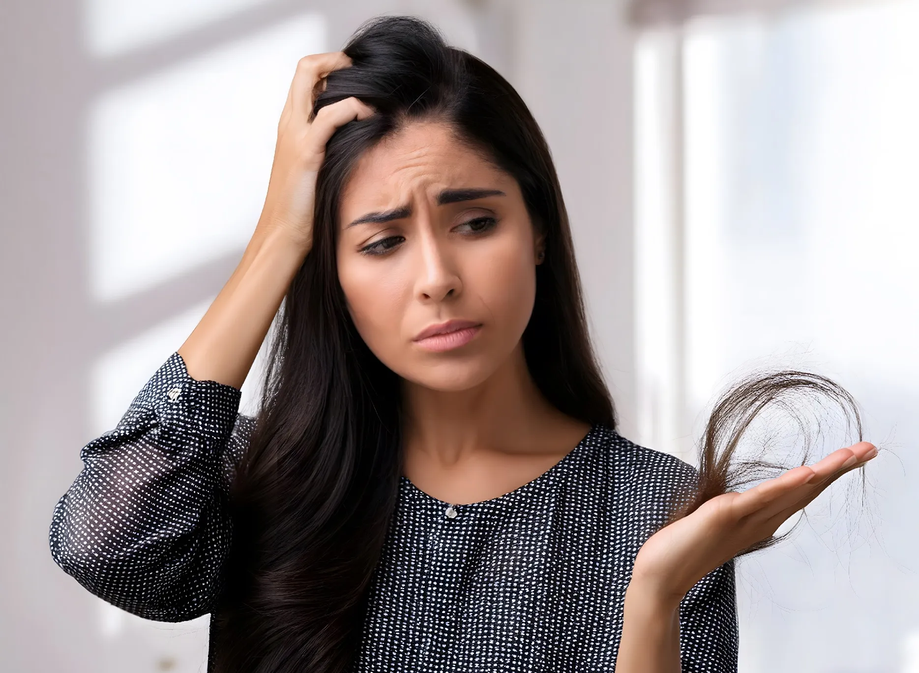 أسباب تساقط الشعر عند النساء