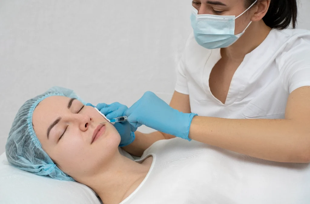 شد الوجه والرقبة بدون جراحة